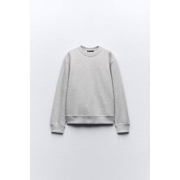 ✨ZARA MINIMALIST COTTON BLEND SWEATSHIRT✨ - Picture 5 of 10